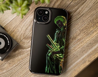 Zoro One Piece anime iPhone-skal iPhone 13 till 17 Pro Max