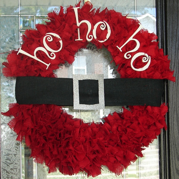 Custom listing for nicksofia-- Santa Ho Ho Ho Wreath