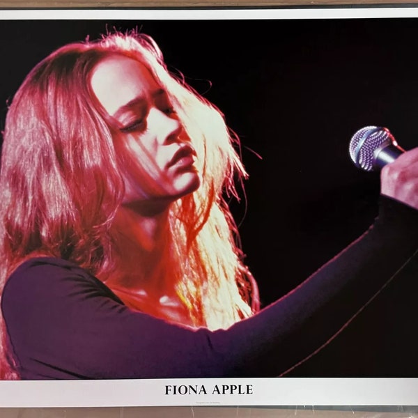 Vintage Fiona Apple Live on Stage 1990s Poster