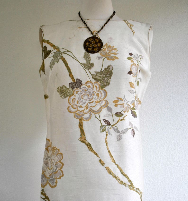 vintage 80s 90s hawaiian floral dress size 8