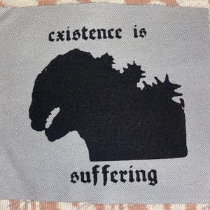 Shin Godzilla EXISTENCE IS SUFFERING cloth patch