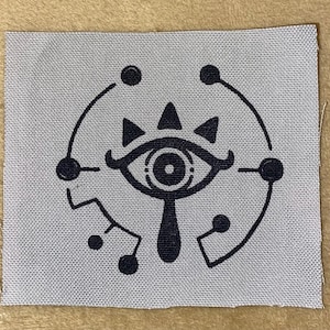 LEGEND OF ZELDA Breath of the Wild Sheikah Augenaufnäher für Gamer, die mehr als 100+ Stunden in das Spiel gesteckt haben