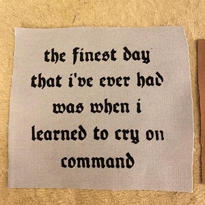 NIRVANA Nevermind on a Plain-text Screentryckt tyg DIY-punkmärke