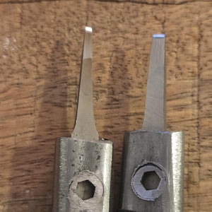 Engraving steel - Standard tip + Fine tip