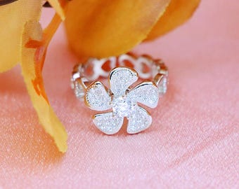 PANDORA ブルー＆クリアパヴェ クリップチャーム - Etsy 日本