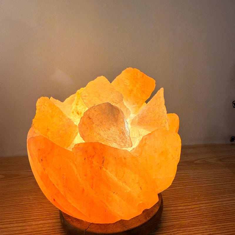 Lampe de sel de l'Himalaya MAGIC SALT LIGHTING FOR YOUR SOUL® (4-6 Kg