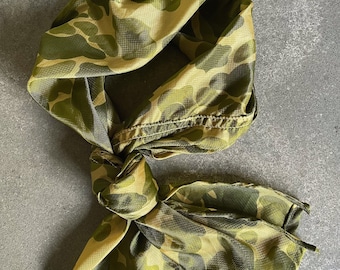 WWII US Airborne Paratrooper Camouflage Parachute Scarf