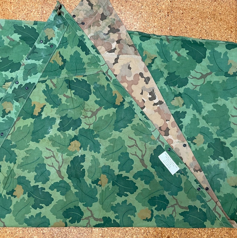 A3 Mechanic Cap Original Mitchell Camouflage 1953 image 2