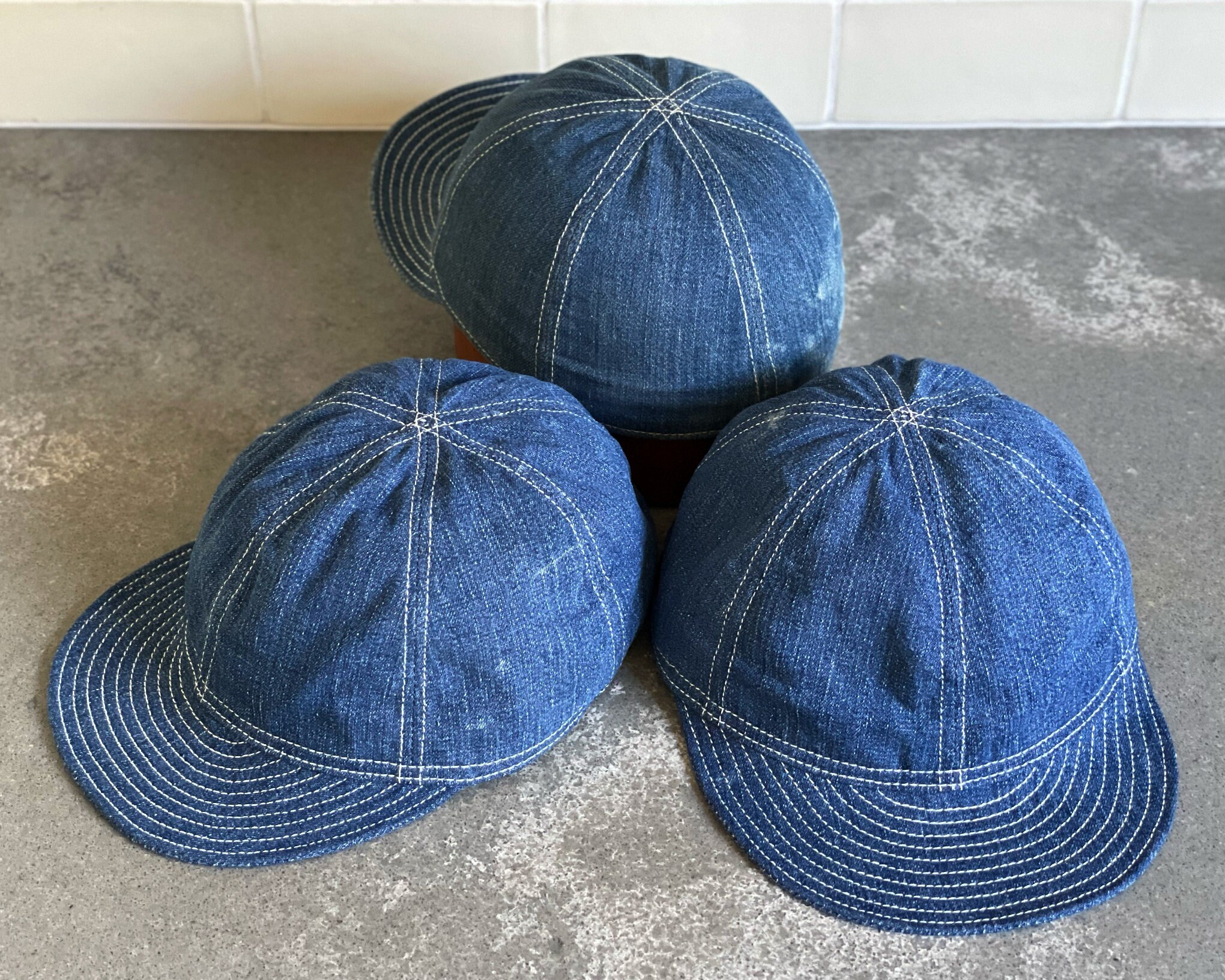 WWII us army air force a3 デニム メカニック キャップ A3 Cap - WW2 US Air Force Winged Star Patch — Runabout Goods