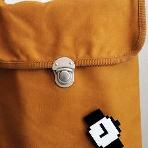 Mac Pixel Clock Icon Brooch / Necklace image 2