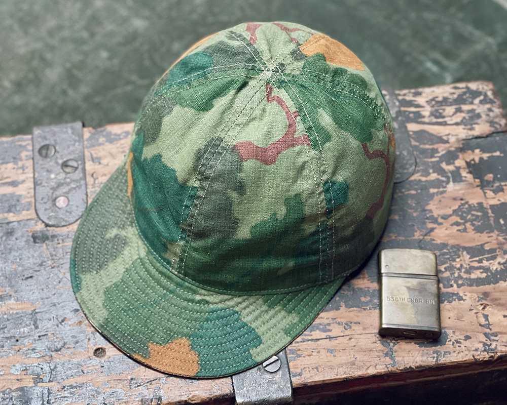 Vintage Camo Hat - Etsy