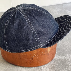 A3 Mechaniker Cap Japanische Selvedge Denim Bild 2