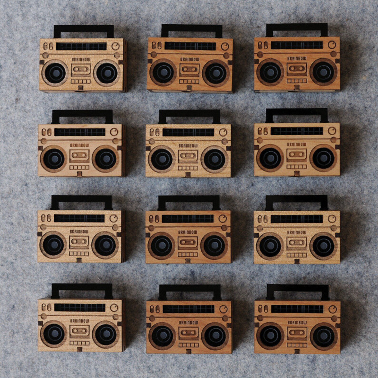 Wooden Boom Box Necklace Etsy