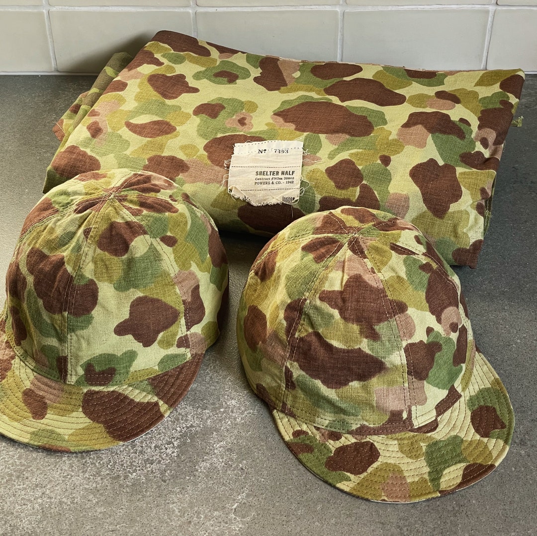 A3 Mechanic Cap - Original Frog Skin Camouflage 1943 - Etsy