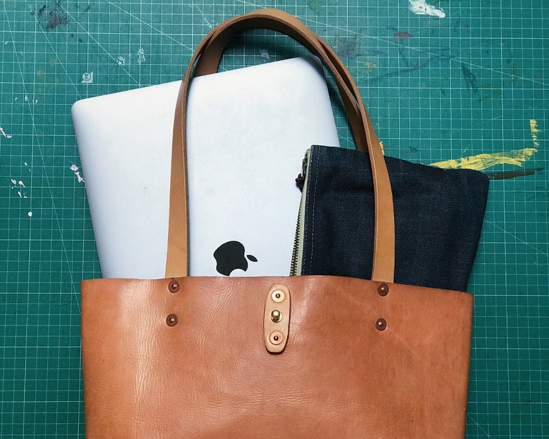 Sac tote en cuir image 9