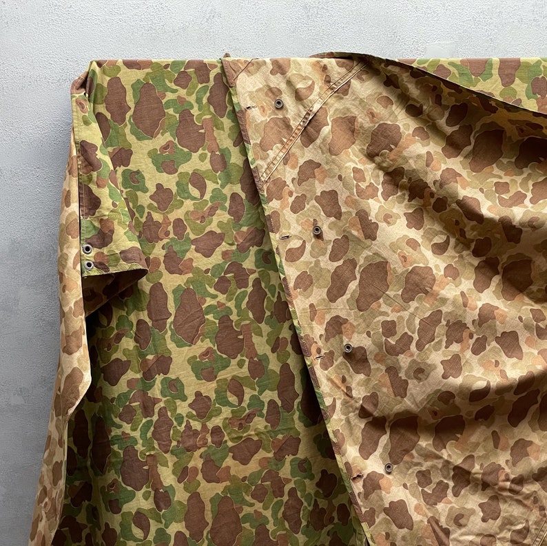 A3 Mechanic Cap Original Frog Skin Camouflage 1943 image 6