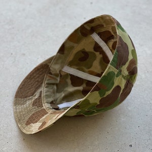Gorra de mecánico A3 Camuflaje de piel de rana original 1943 imagen 4