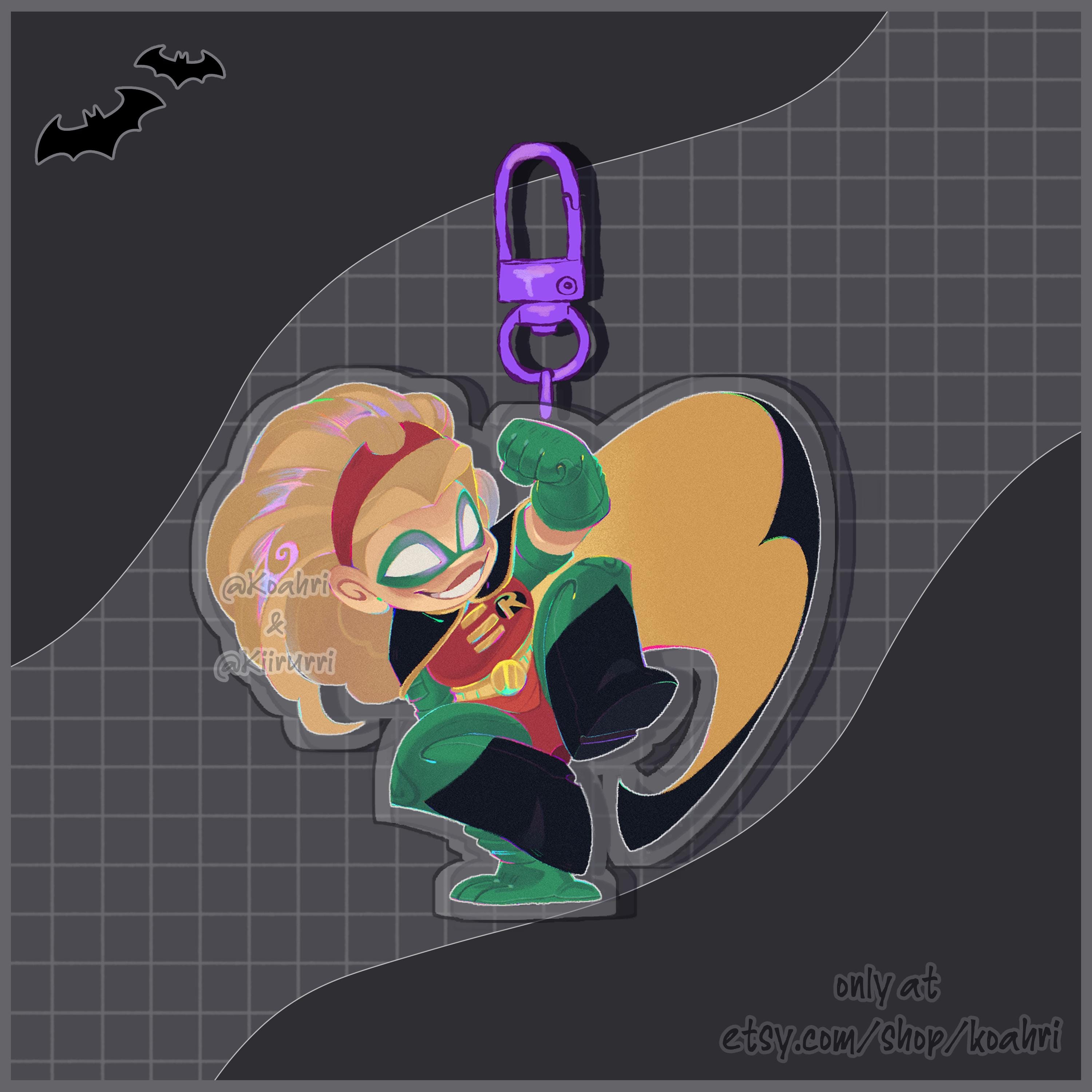 DC ROBIN (BATFAM) Keychains - Etsy
