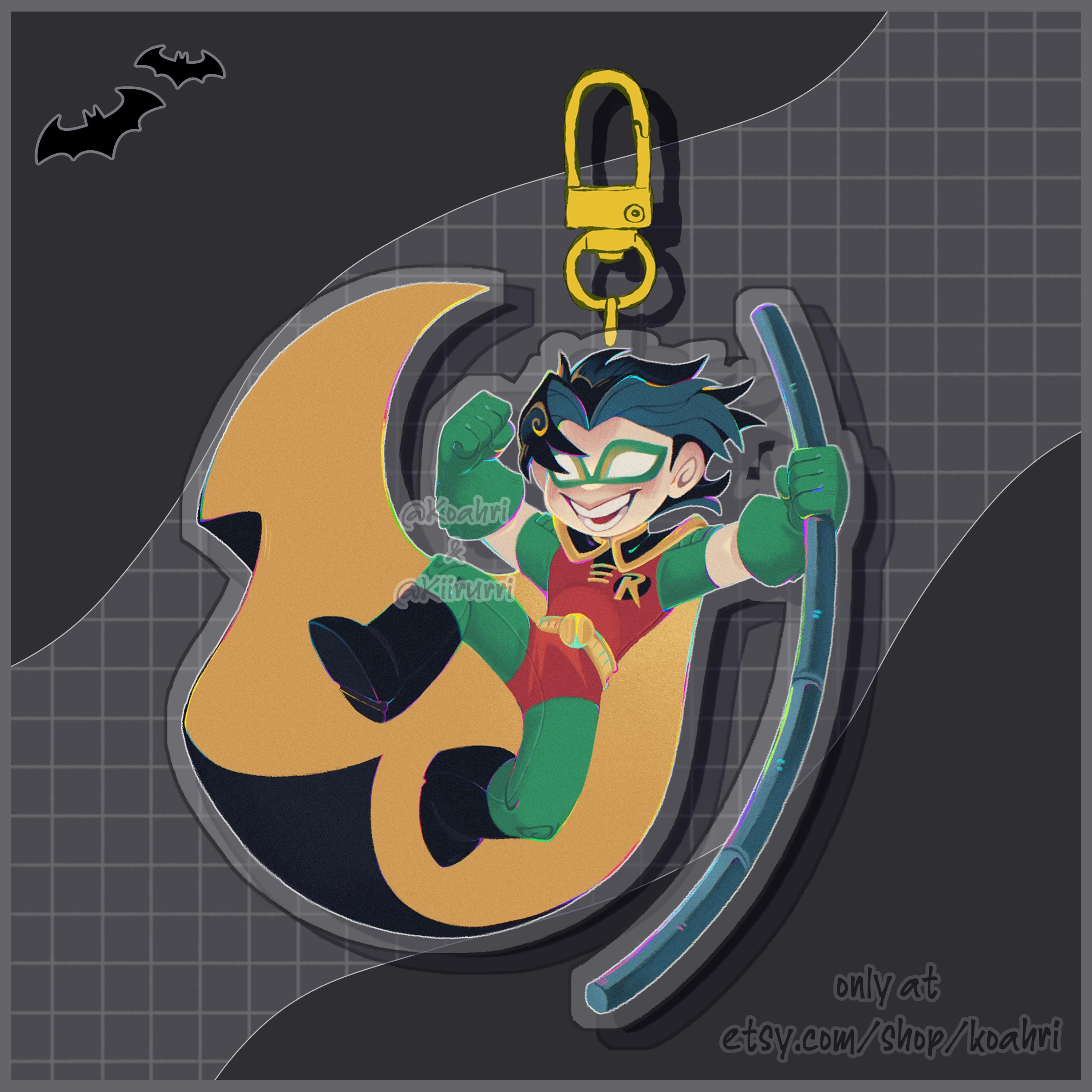 DC ROBIN (BATFAM) Keychains - Etsy
