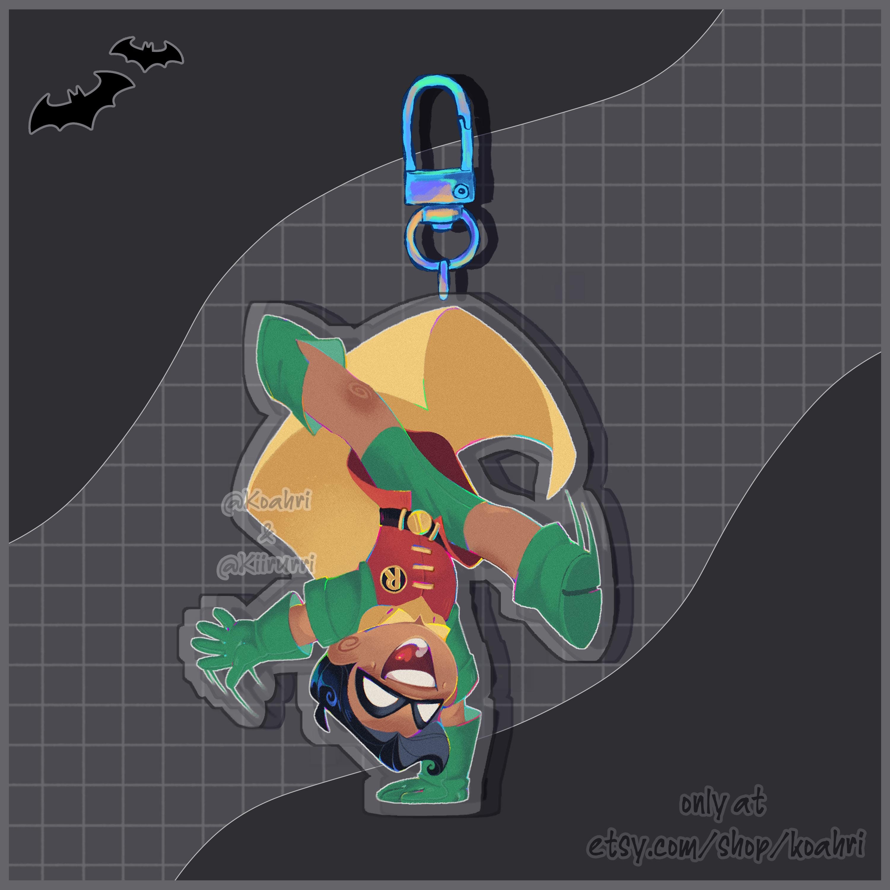 DC ROBIN (BATFAM) Keychains - Etsy