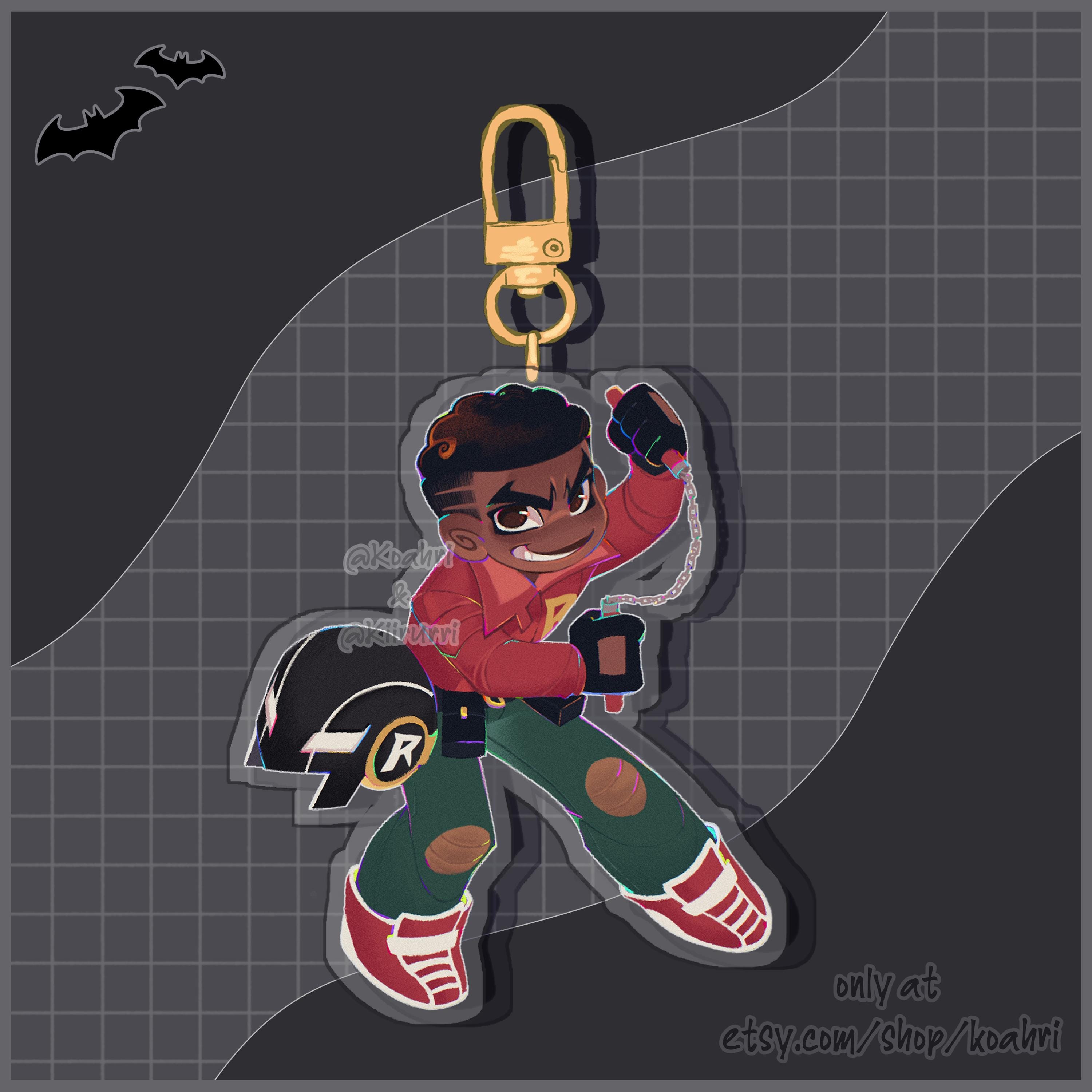 DC ROBIN (BATFAM) Keychains - Etsy
