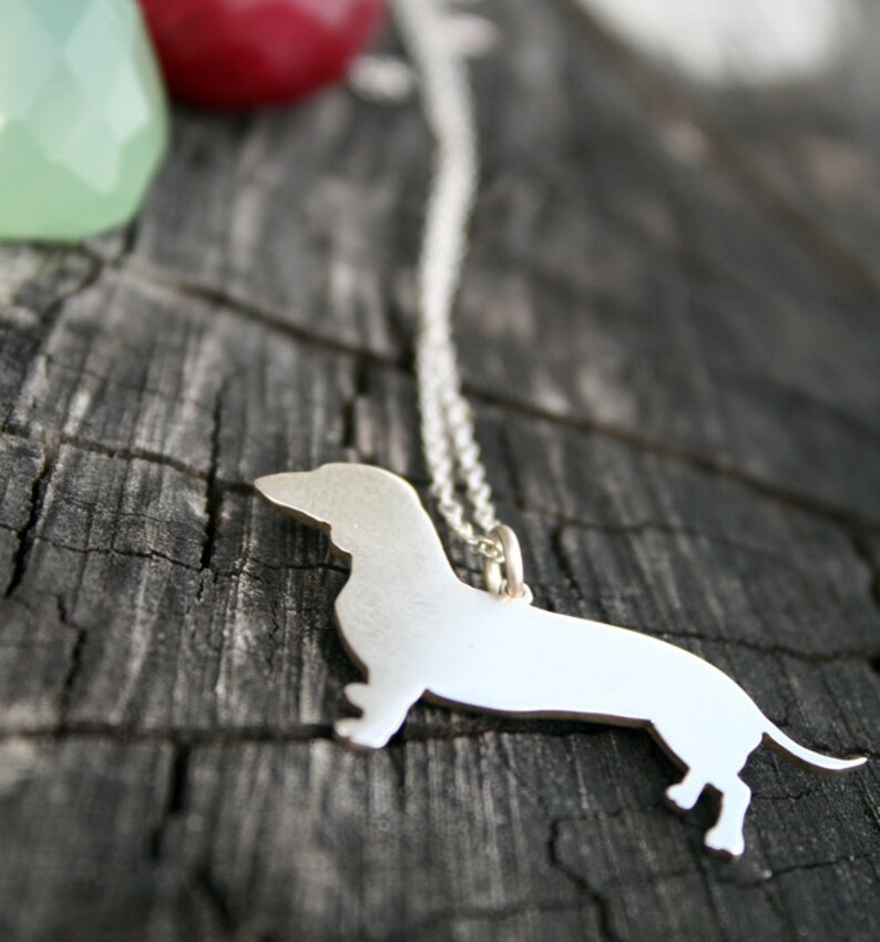 Dachshund Necklace Sausage Dog Pendant Wiener Dog Jewelry Etsy