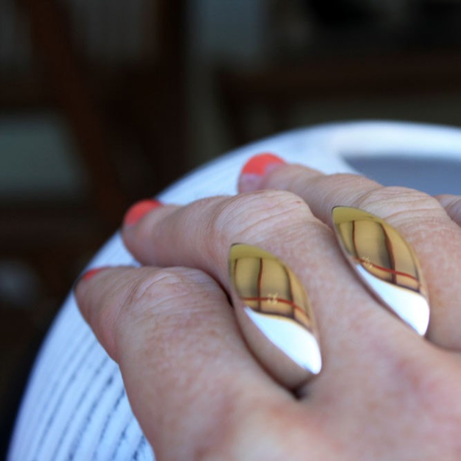 Large Chunky Silver Ring / Adjustable Statement Ring / Heavy - Etsy