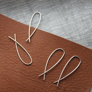 Örhängen i sterlingsilver med fiskkrok | Sleepers