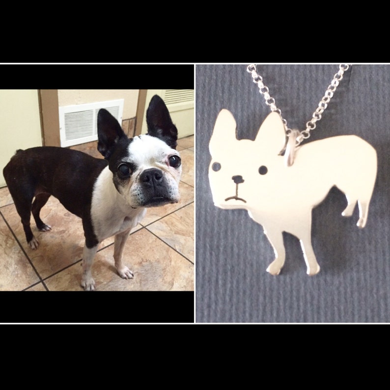 personalized pet portrait necklace / cat necklace / your dog pendant / animal jewelry / dog necklace from photo / memorial jewelry image 8