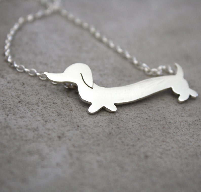 Dachshund Necklace / Wiener Dog Jewelry / Sausage Dog Pendant Etsy