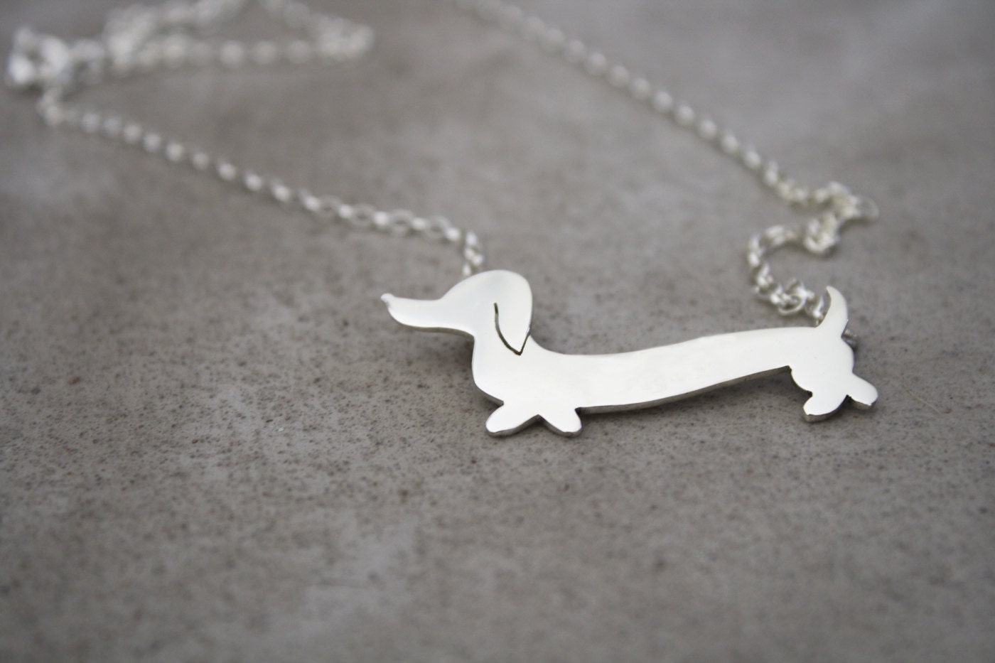 Dachshund Necklace / Wiener Dog Jewelry / Sausage Dog pendant Etsy