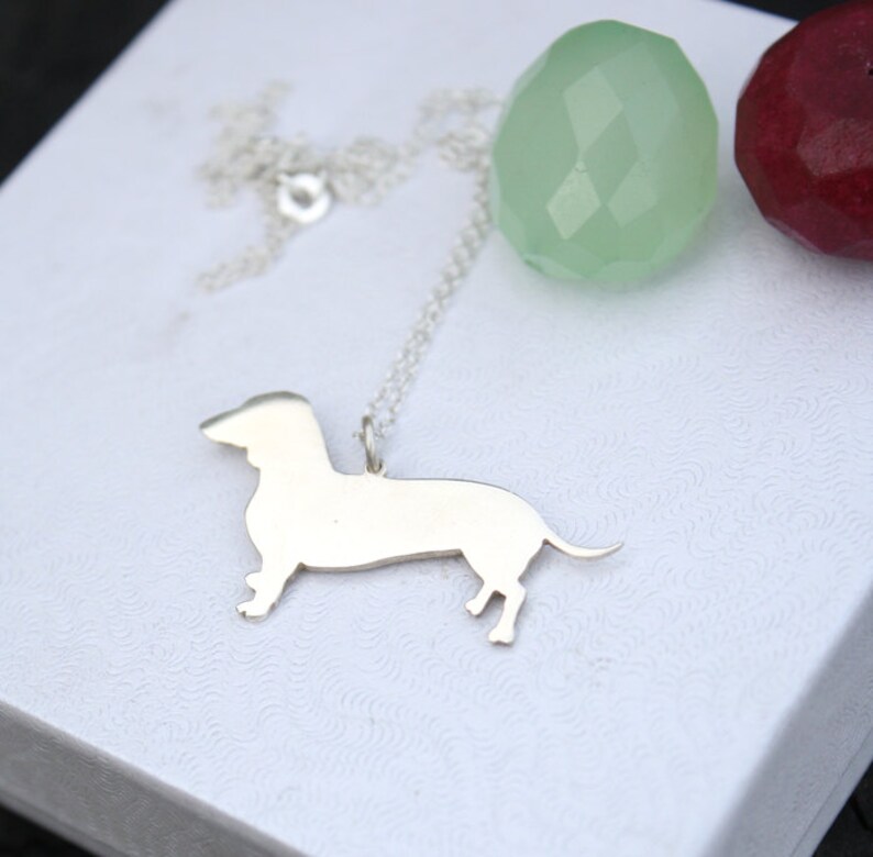 Dachshund Necklace Sausage Dog Pendant Wiener Dog Jewelry Etsy