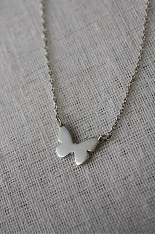 Ciondolo Farfalla In Argento Sterling 925 – Fatto A Mano – Gioiello Natura E Insetti – Regalo