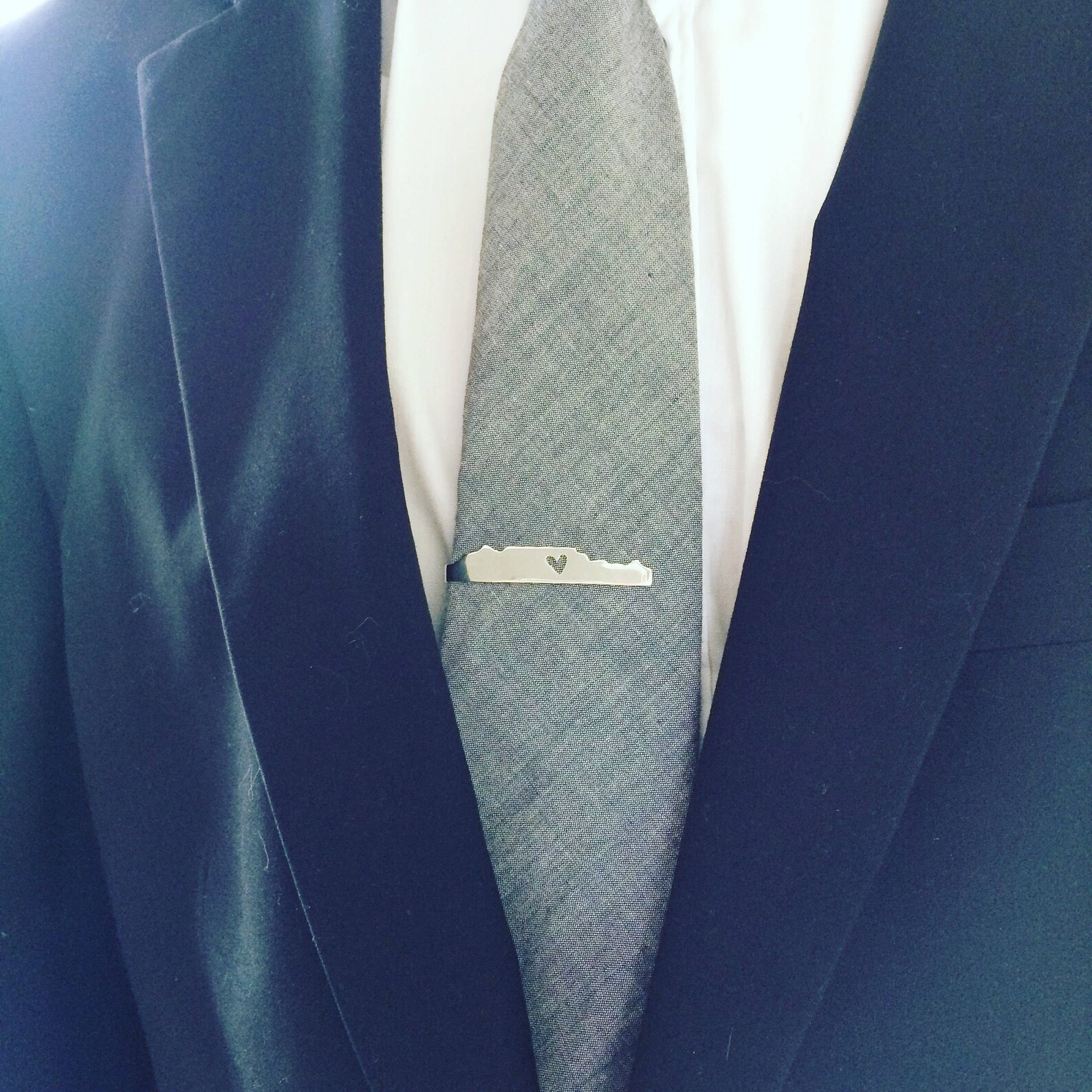 Table Mountain Tie Clip / Tie Pin / Mens Wedding Accessory / Etsy