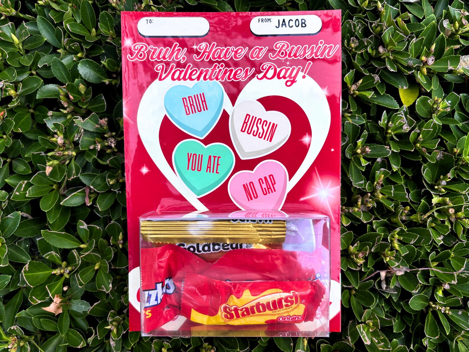 Bruh Have a Bussin Valentines Day Sweetheart Treat Cards for Kids Party ...