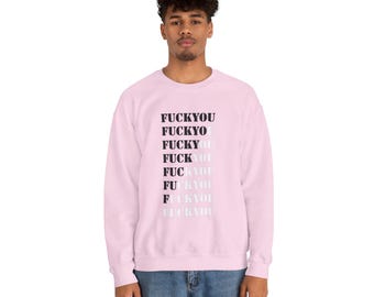 Unisex Statement Crewneck Sweatshirt, Bold Design, Relaxed Fit