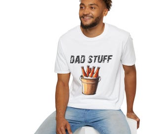 Dad Stuff T-Shirt, Funny Beer Lover Gift, 100% Cotton Tee