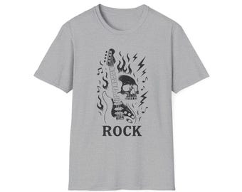 Rock Music Graphic T-Shirt, Unisex Cotton Tee