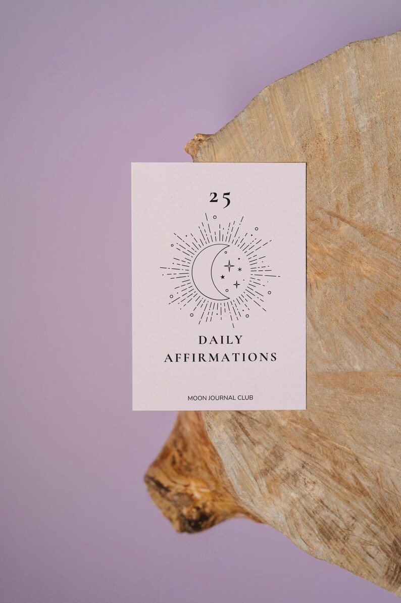 Digital Affirmation Cards PDF | Printable Mental Health Mantras | Self ...