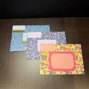 Floral Envelopes + Note Cards (3-pack)