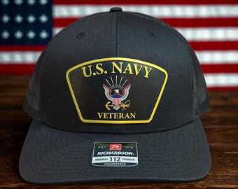Gorra Richardson 112 de veterano de la Marina de los EE. UU.