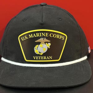 U.S. MARINE CORPS- VETERAN- Richardson 256- Umpqua Grandpa Snapback Cap