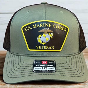 U.S. MARINE CORPS- VETERAN- Richardson 112- Snapback Cap