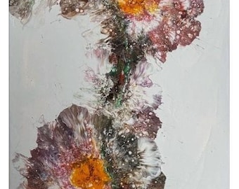 Acrylic Floral Pour
