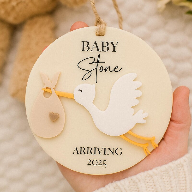Stork 2026 Ornament - Etsy