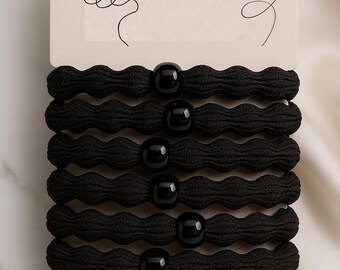 Gentle Hair Tie for thick curly coily kinky afro hair