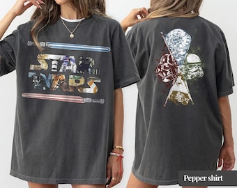 Retro Star Wars Shirt, Disney Star Wars Shirt, Classic Star Wars Characters Tee, Disney Trip 2025 Shirt, Retro Disney Shirt, Galaxy Wars Top