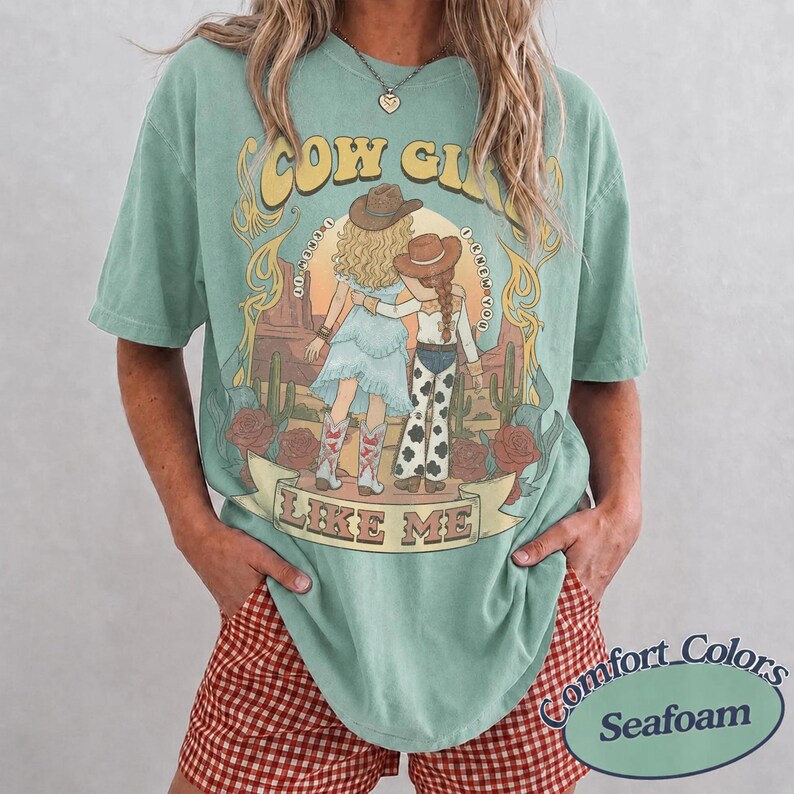 Camiseta Retro Cowgirl Like Me Comfort Colors, Camiseta I Knew It I Knew You, Regalo Vintage Western para Fans de la Música, Camiseta Toy Story Jessie Disneyland imagen 8