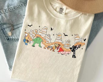 Toy Story Halloween Shirt, Buzz Woody Kostüm T-Shirt, Pixar Süßes oder Saures Top, Unisex Herbst Shirt, gruseliges Toy Story Geschenk, süße Halloween Party
