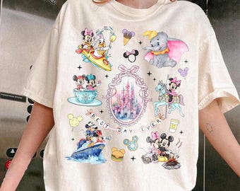 Coquette Bow Disney Best Day Ever Shirt, Disney Family Vacation Tee, Disneyworld Trip Shirt, Disneyland Mickey and Friends Matching Shirt
